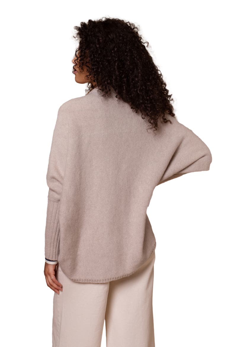 British Supersoft Cocoon Cardigan, Alternate, color, Oatmeal
