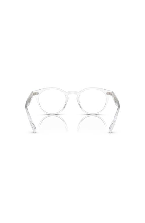 Oliver Peoples 48mm Phantos Optical Glasses In Transparent