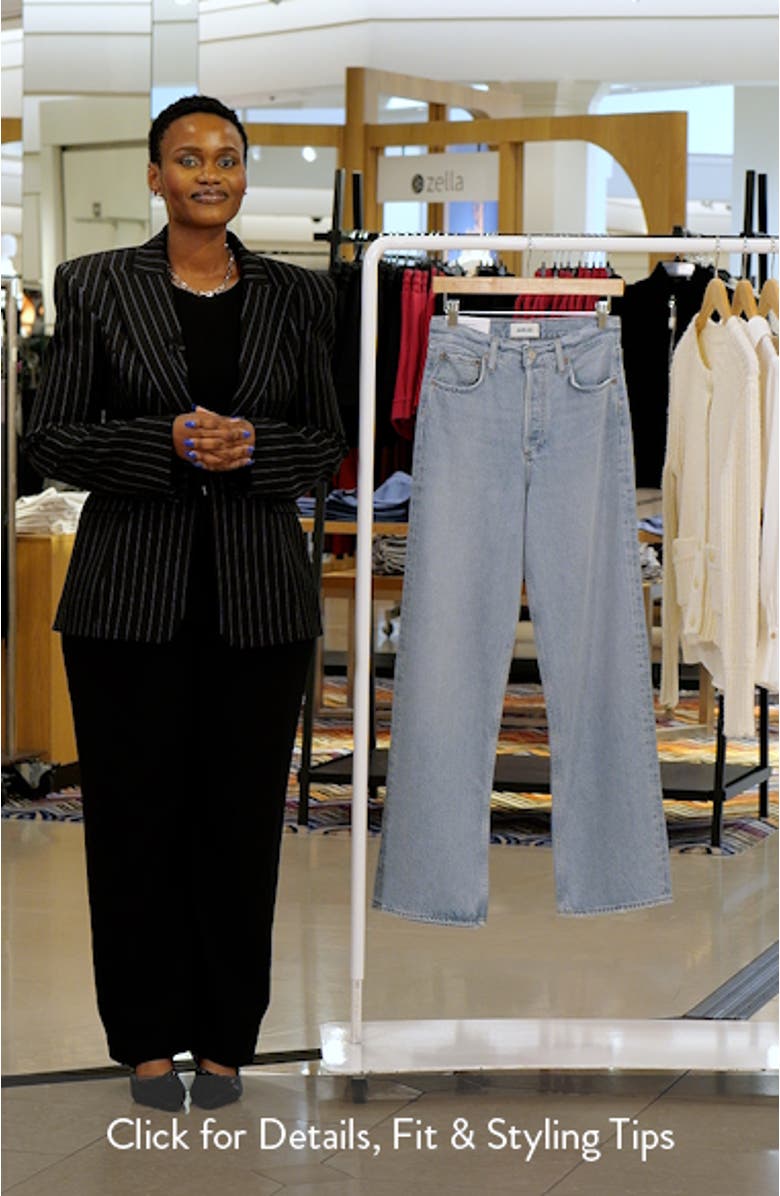 Ren High Waist Wide Leg Jeans, sales video thumbnail