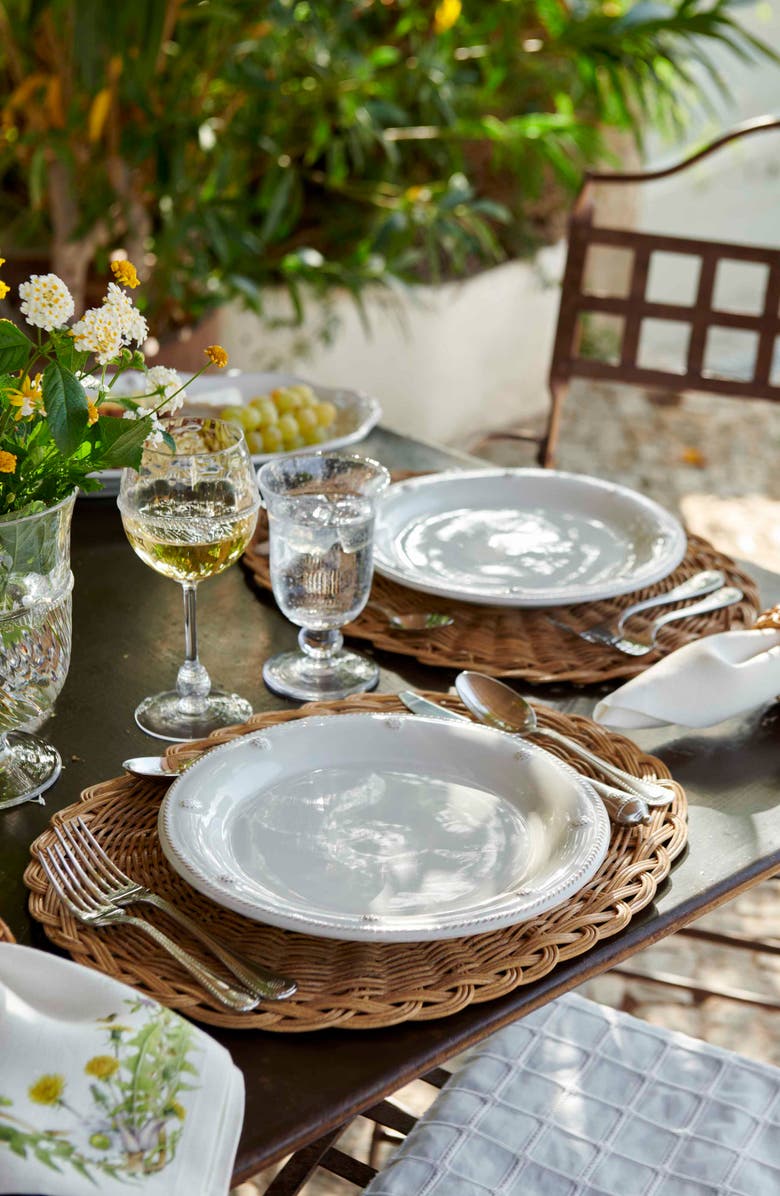 Juliska 'Berry and Thread' Dinner Plate, Alternate, color, Whitewash