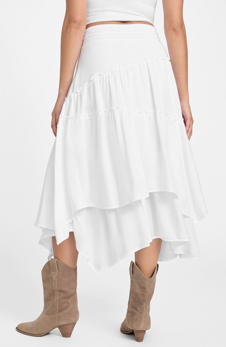 GUESS Tanya Tiered Maxi Skirt, Alternate, color,