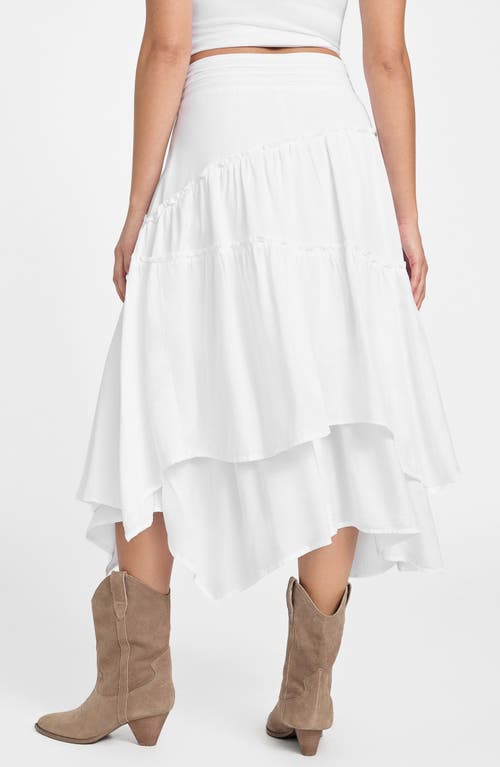 Shop Guess Tanya Tiered Maxi Skirt