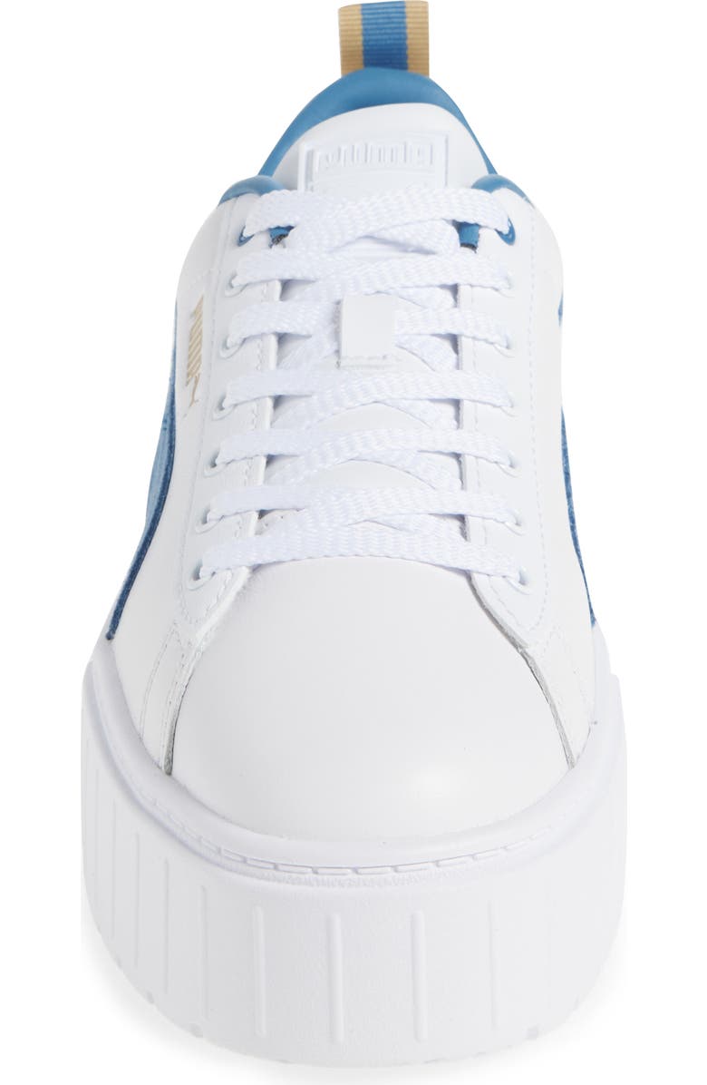 PUMA Mayze Classic Platform Sneaker, Alternate, color, Puma White-Blue Horizon