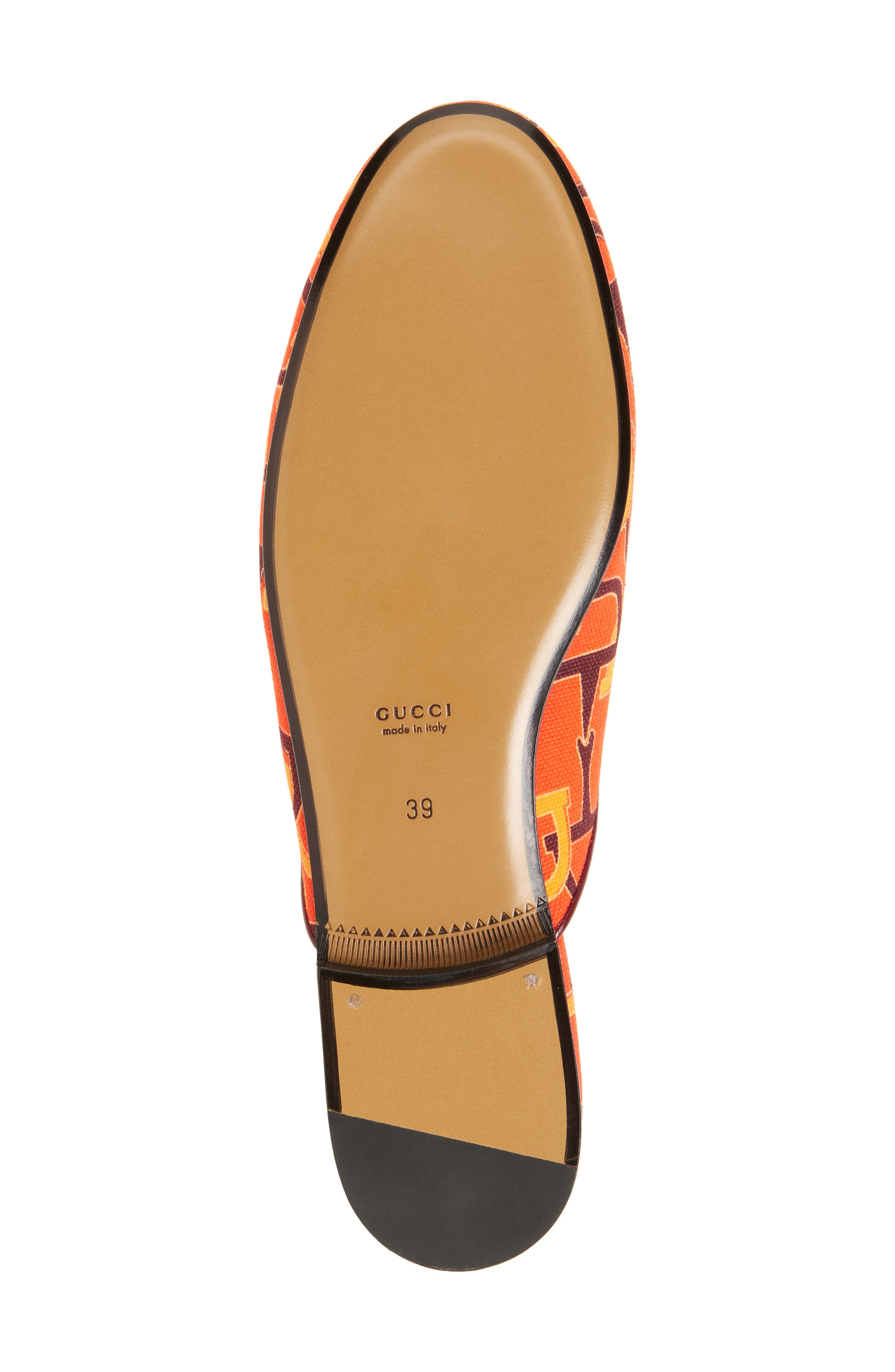 Gucci Princetown Horsebit Loafer Mule, Alternate, color, Orange