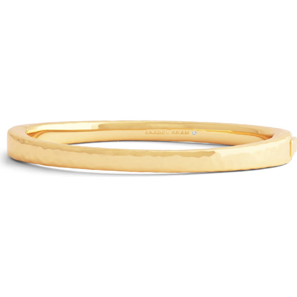 Anabel Aram Jewelry Farrier Medium Hinged Bangle in Gold  product