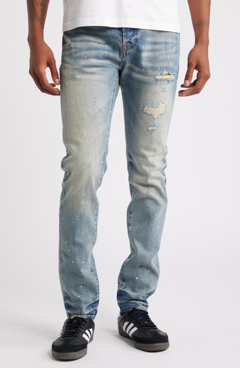 Billionaire Boys Club Trek Slim Fit Ripped Jeans, Main, color, 