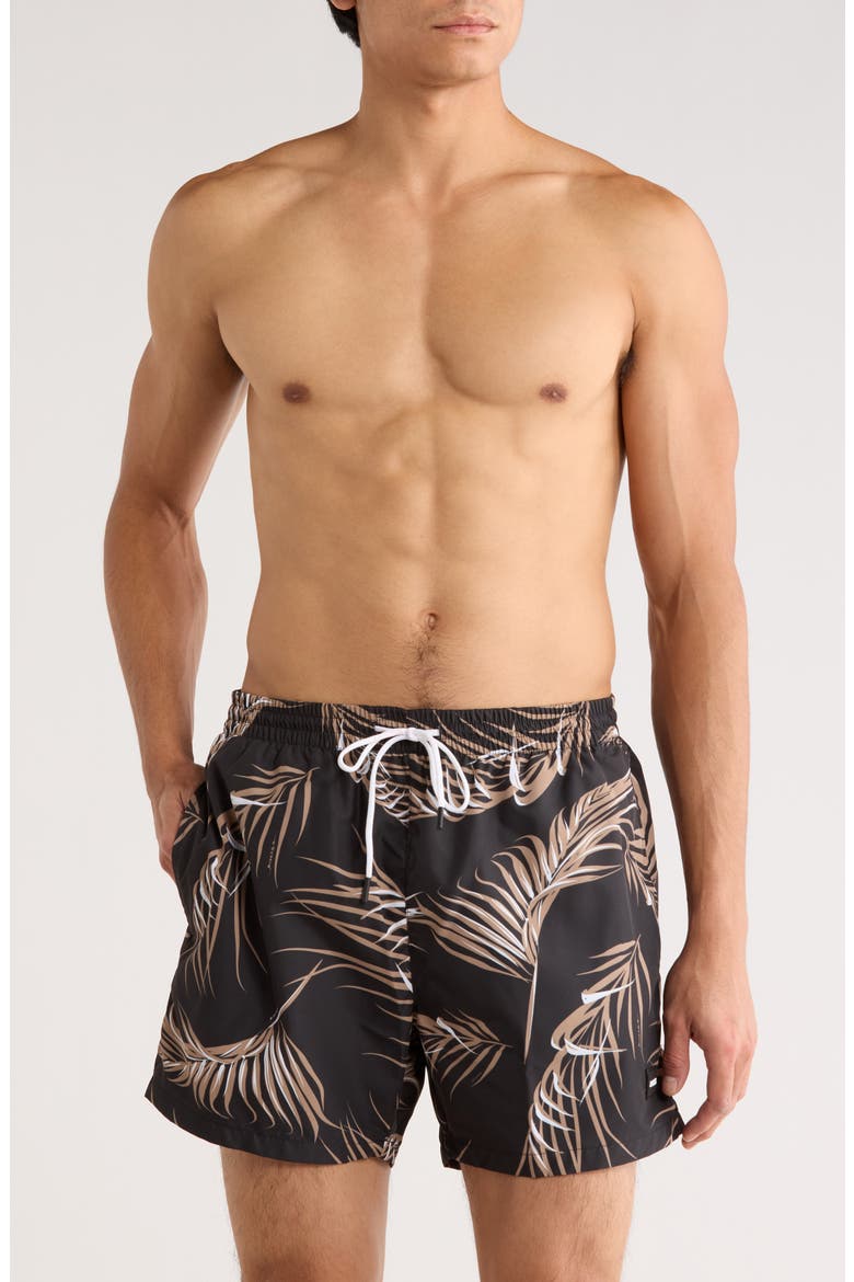 Piranha Swim Trunks, Main, color, MEDIUM BEIGE