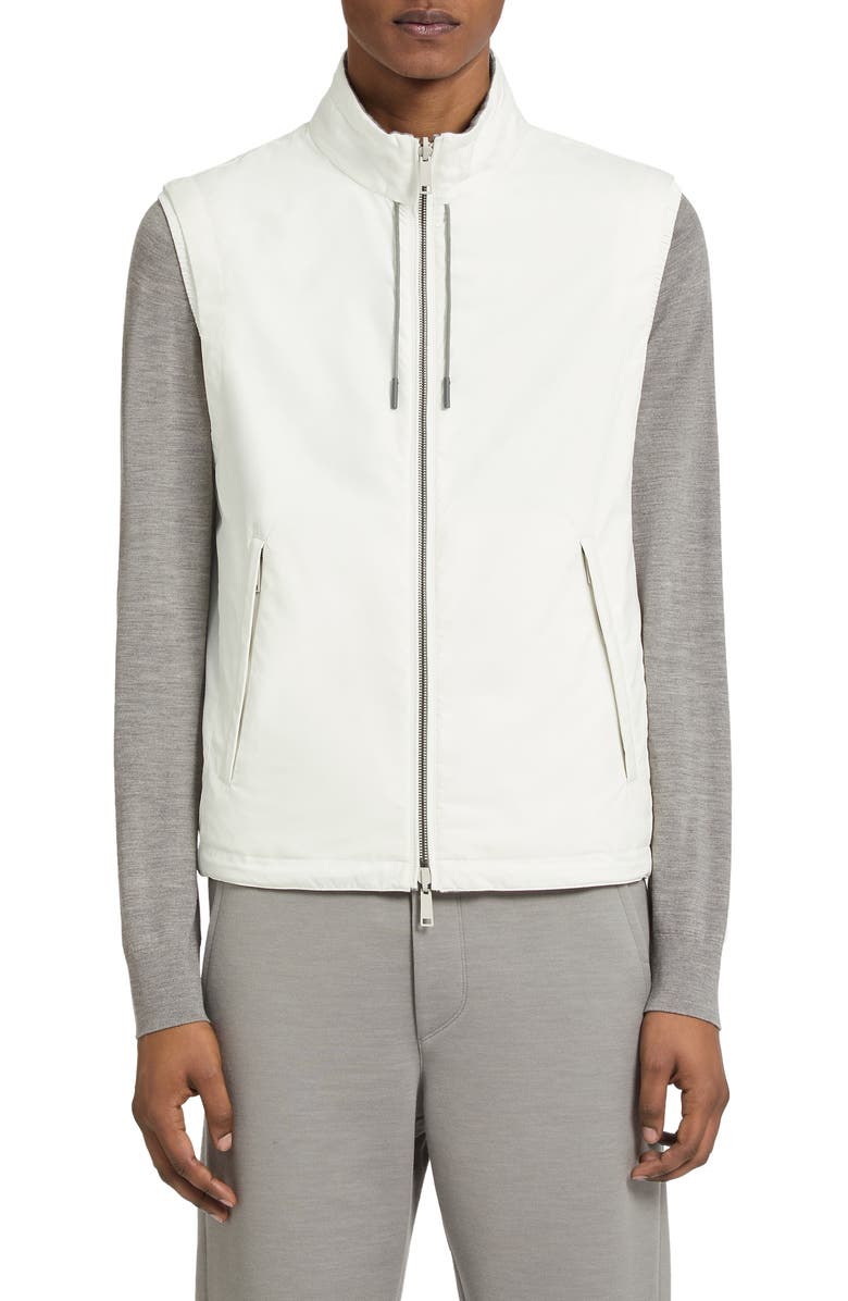 ZEGNA Zephyr Reversible Vest, Main, color, White