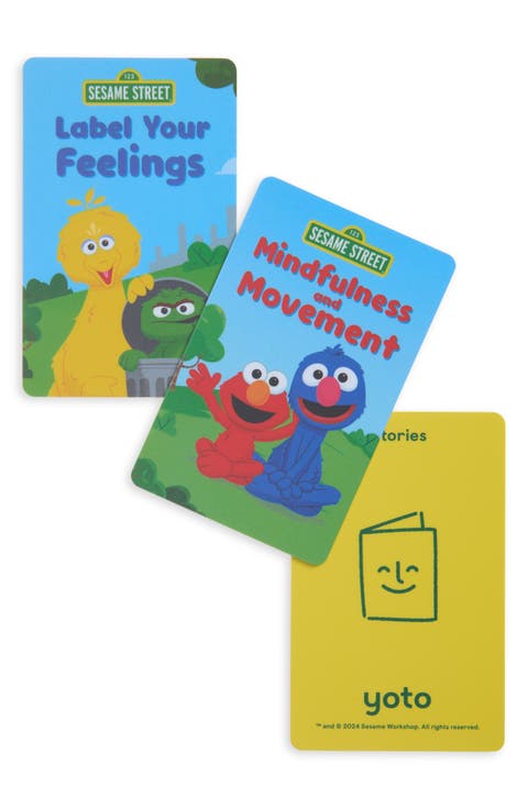 Sesame Street Happy Healthy You Audio Cards