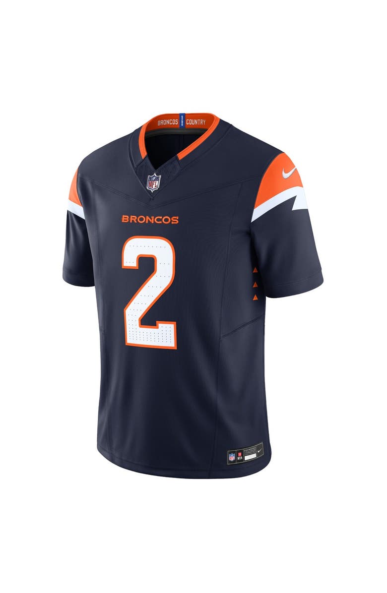 Nike Men's Nike Patrick Surtain II Navy Denver Broncos Mile High Collection Vapor F.U.S.E. Limited Jersey, Alternate, color, Navy
