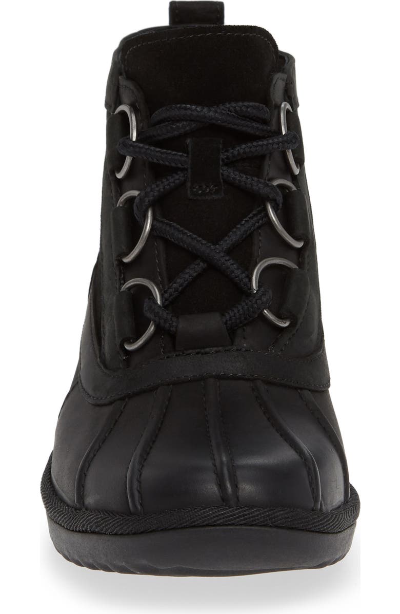 UGG<sup>®</sup> Heather Waterproof Lace-Up Bootie, Alternate, color,