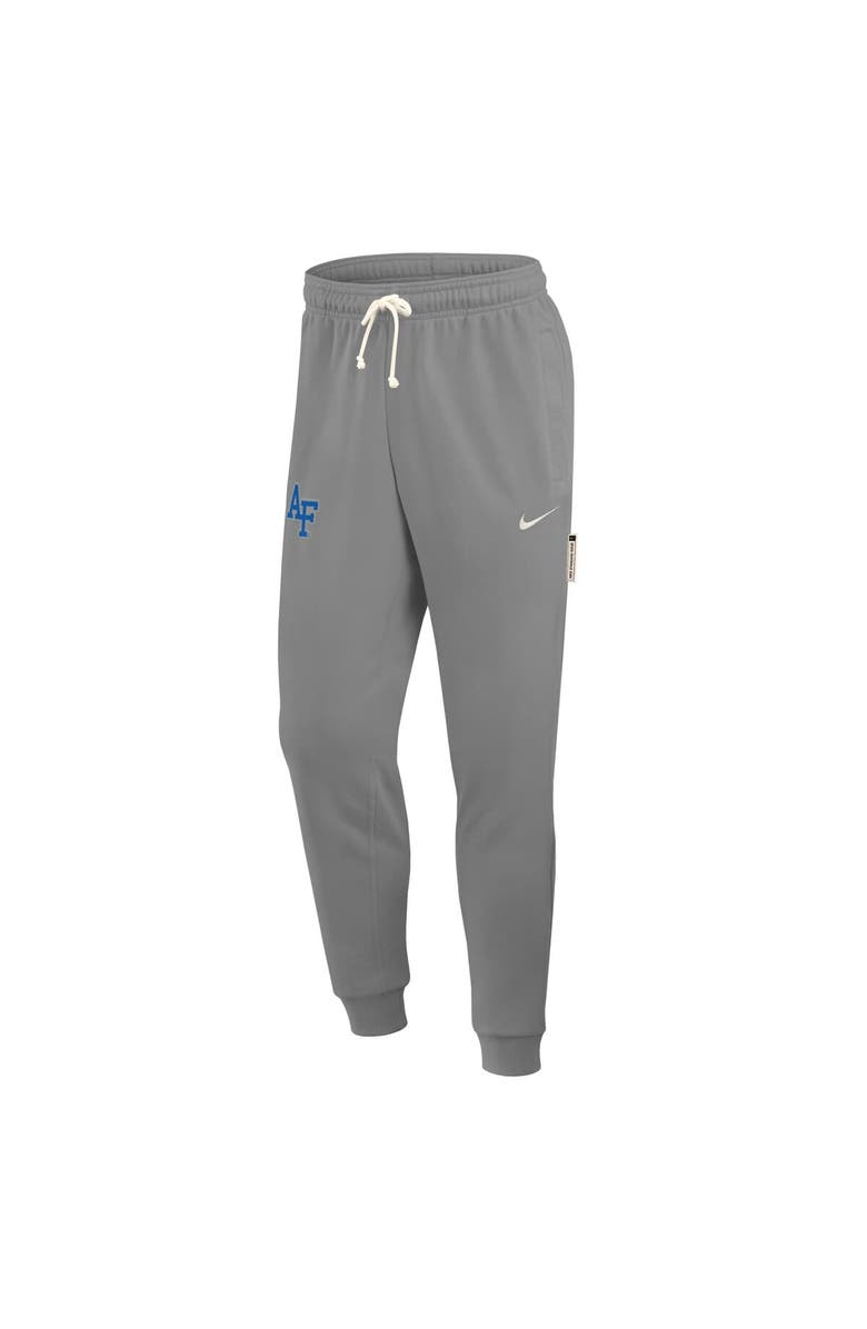 Nike Men's Nike Heather Gray Air Force Falcons 2025 Sideline Performance Taper Pants, Alternate, color, Heather Gray