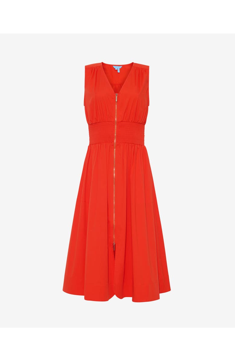 Draper James Amber Sleeveless Smocked Waist Midi Dress, Main, color, 