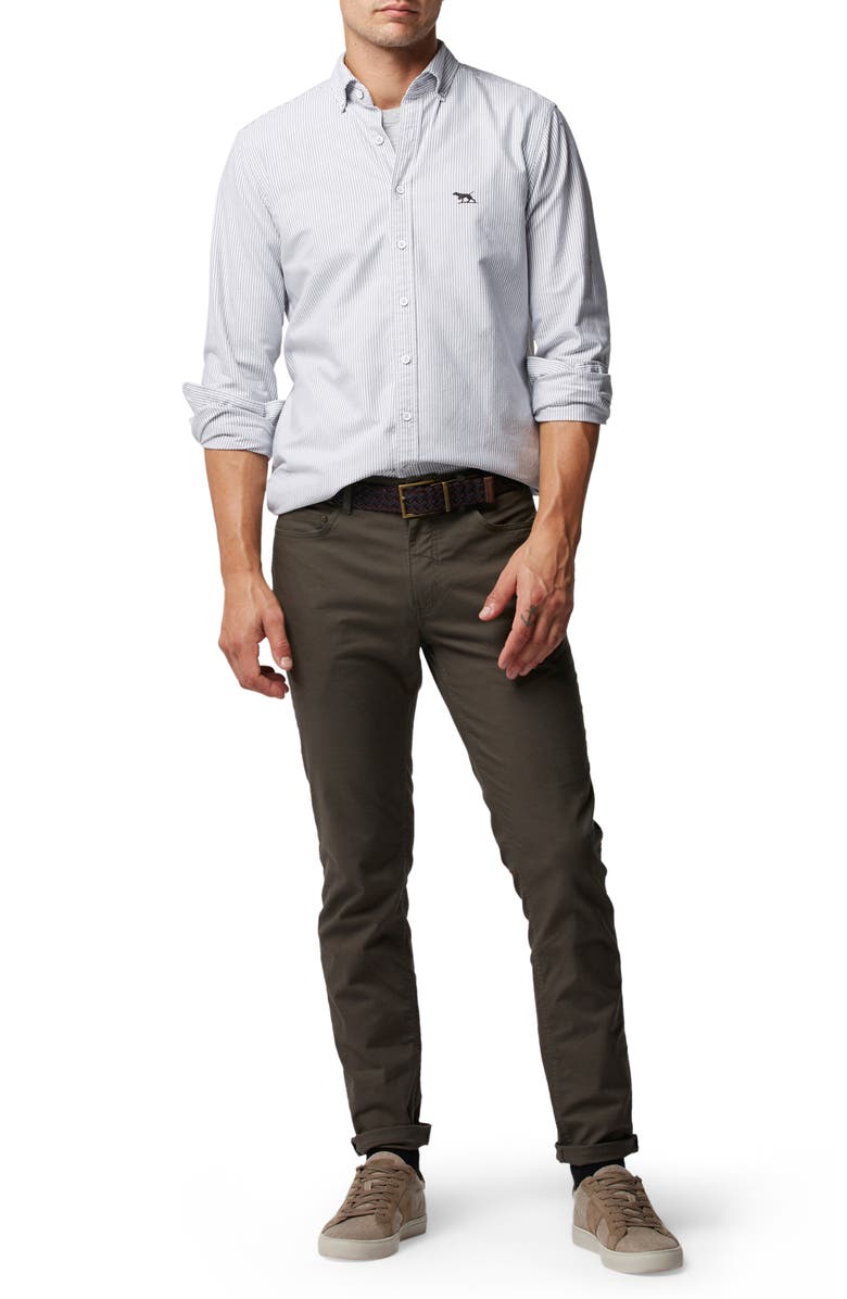 Rodd
Gunn South Island Stripe Button-Up Shirt, Alternate, color, Granite