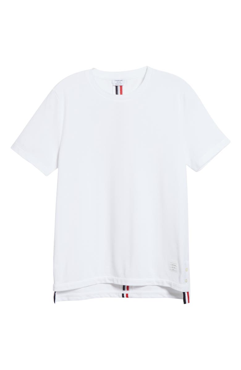 Thom Browne Stripe Crewneck T-Shirt, Alternate, color, 