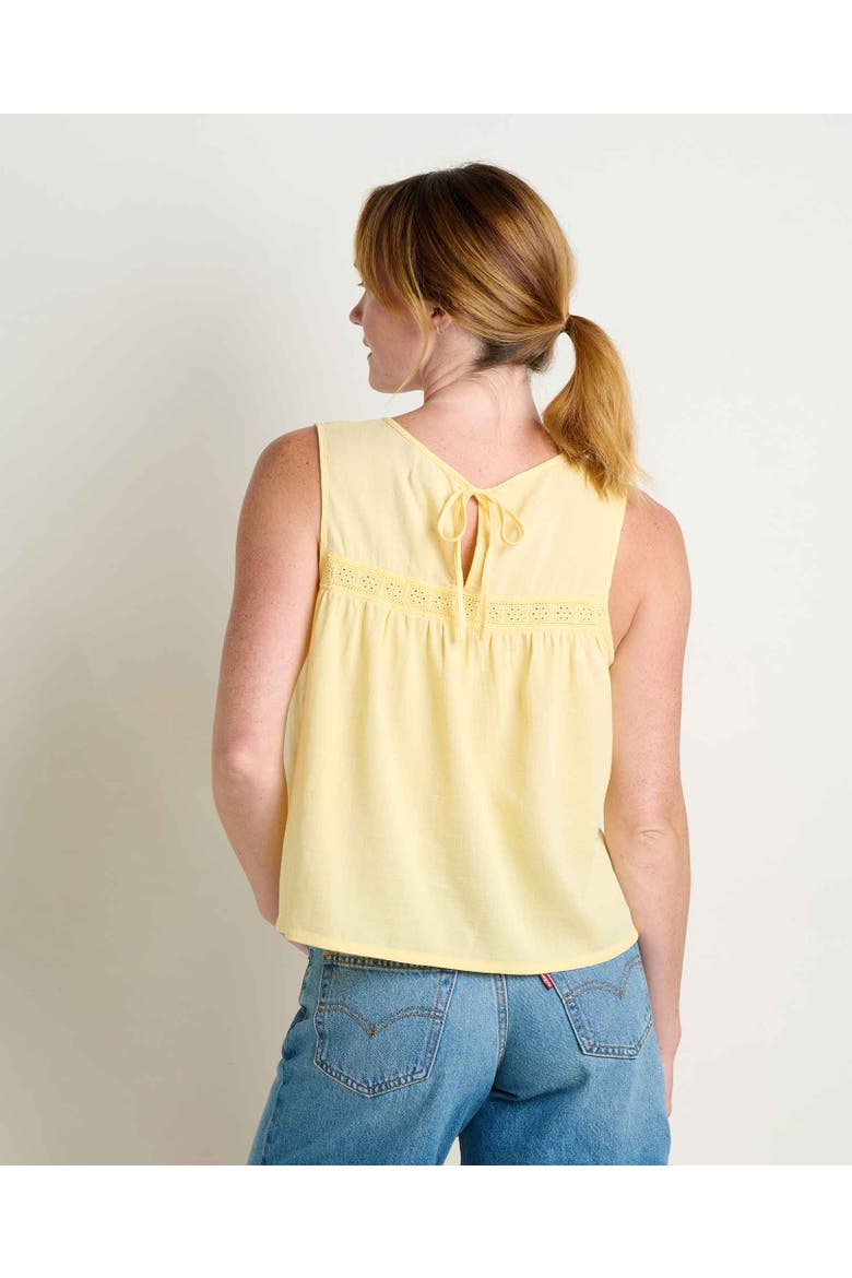 Manzana Pin Tuck Tank, Alternate, color, Meyer