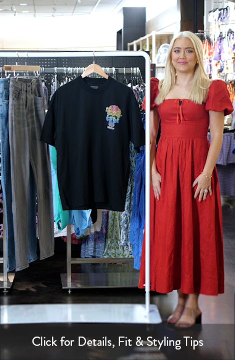 Trance Oversize Graphic T-Shirt, sales video thumbnail