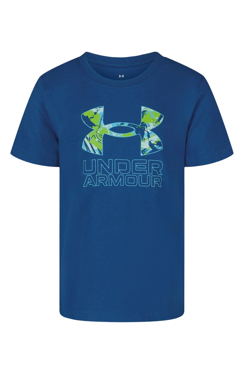 Under Armour Kids' UA Tech<sup>™</sup> Core Fill Performance Graphic T-Shirt, Main, color, Varsity Blue