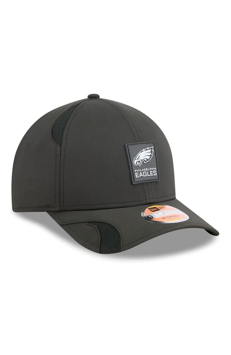 New Era Men's New Era Black Philadelphia Eagles 2025 Sideline  M-Crown 9FORTY Adjustable Hat, Alternate, color, Black