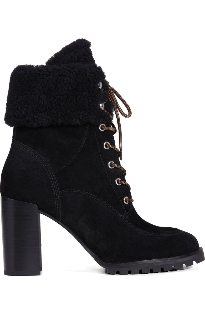 PAIGE Nina Genuine Shearling Bootie, Alternate, color,