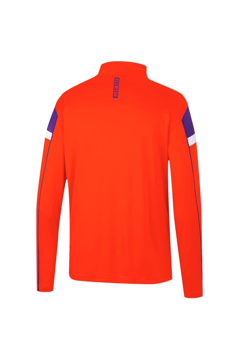 Men's Colosseum Orange Clemson Tigers Golf Match Quarter-Zip Windshirt, Alternate, color, Orange