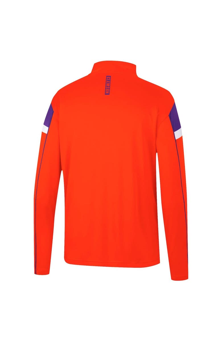 COLOSSEUM Men's Colosseum Orange Clemson Tigers Golf Match Quarter-Zip Windshirt, Alternate, color,