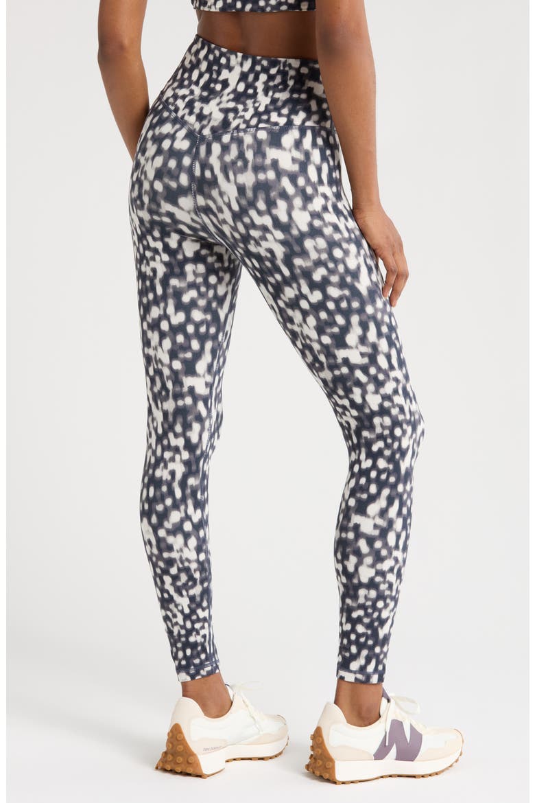 Studio Luxe Print High Waist 7/8 Leggings, Alternate, color, NAVY TORTOISE SHELL