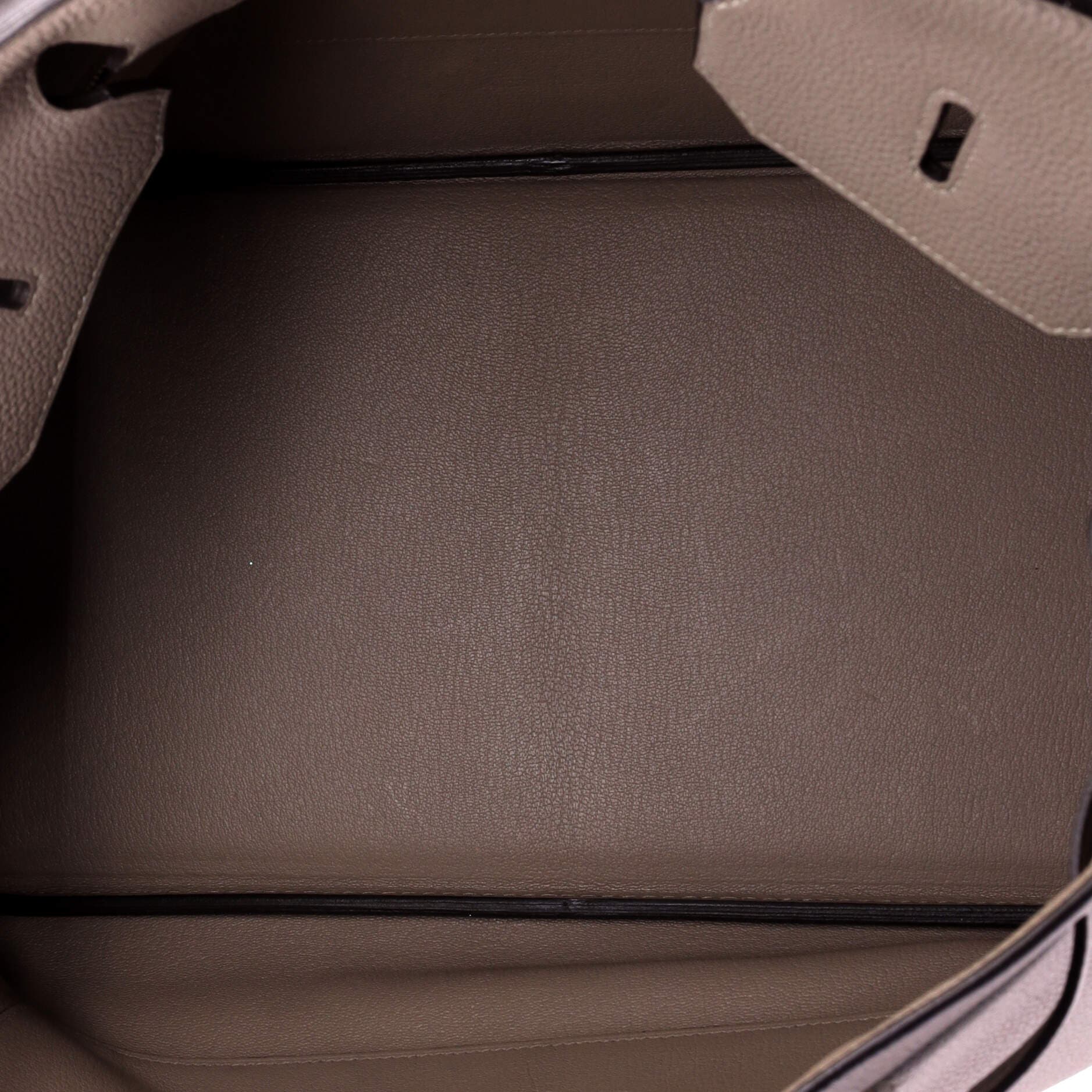 Pre-Owned Hermes Birkin Handbag Grey Togo with Palladium Hardware 40, Alternate, color, Gris Asphalte