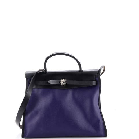 Herbag Zip Berline Vache Canvas and Leather 31