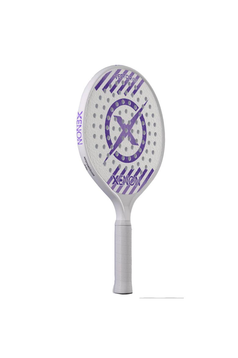 Vector Light Platform Tennis Paddle, Alternate, color, Max (White/Purple)