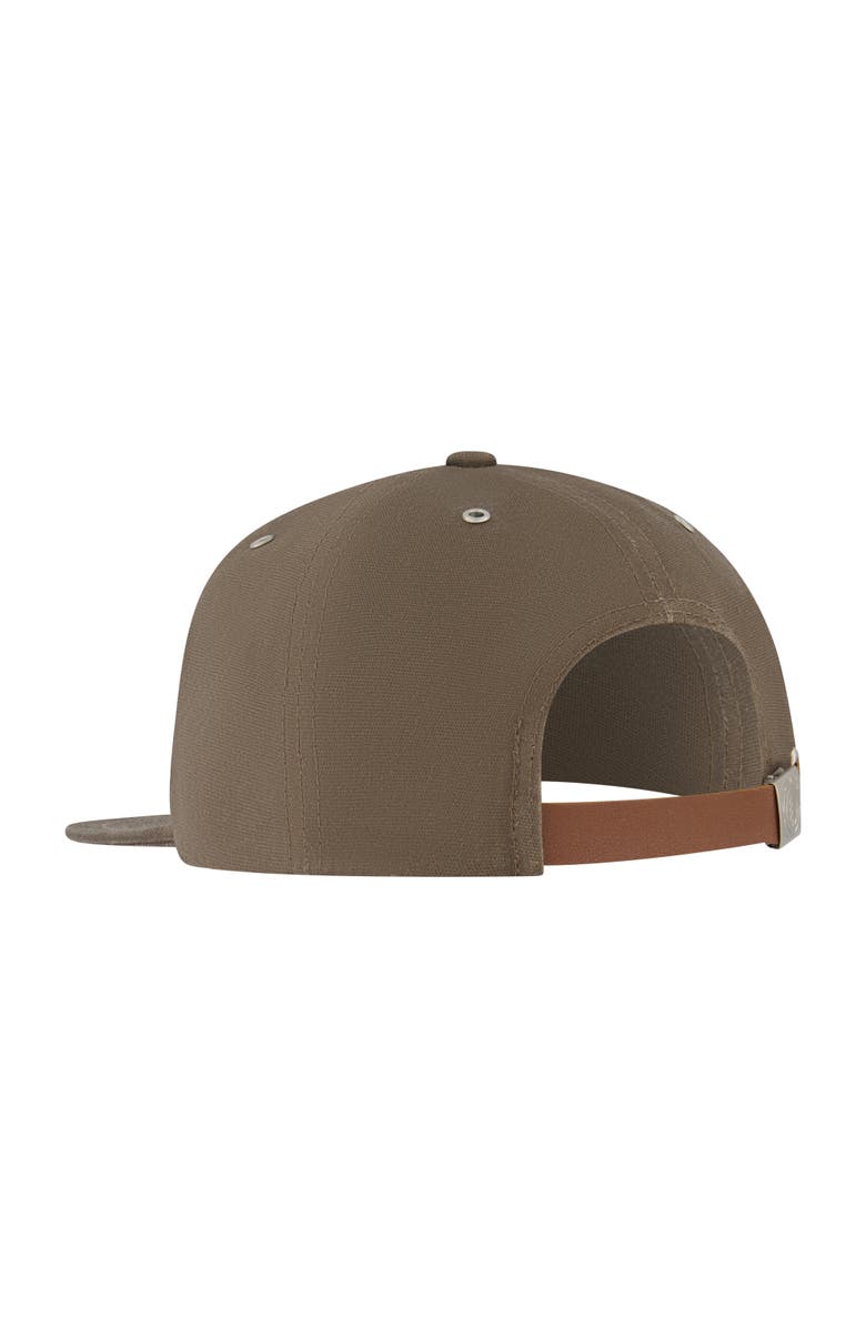 Element Low Profile Flat Brim Cap in Pigment-Dyed Cotton, Alternate, color, Dark Choco