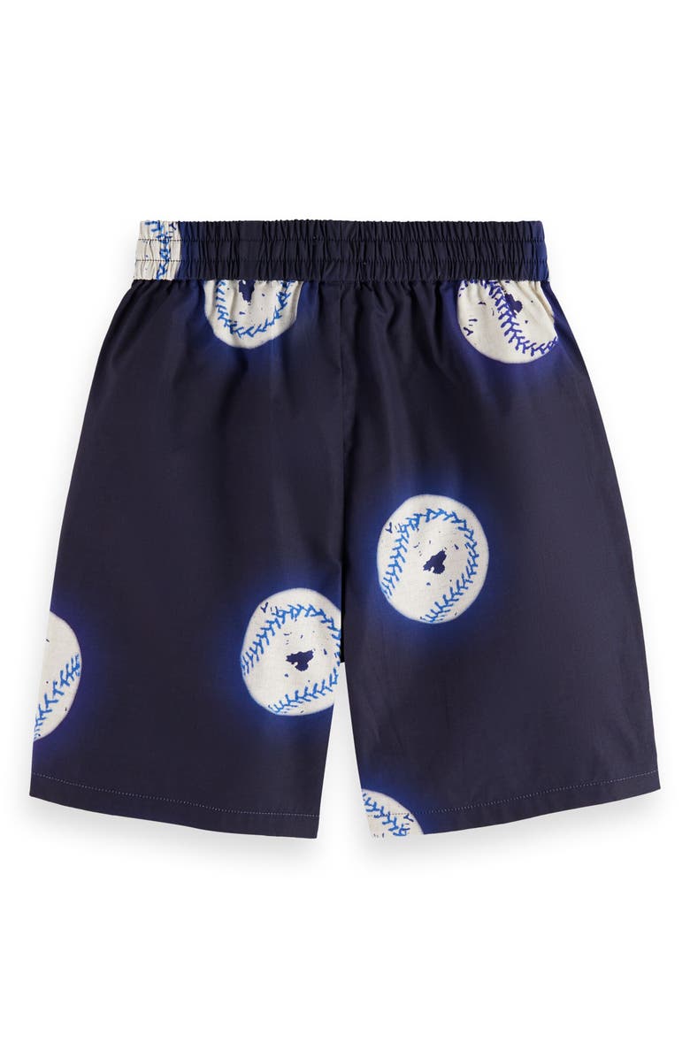 Scotch & Soda Kids' Print Swim Trunks, Alternate, color, 