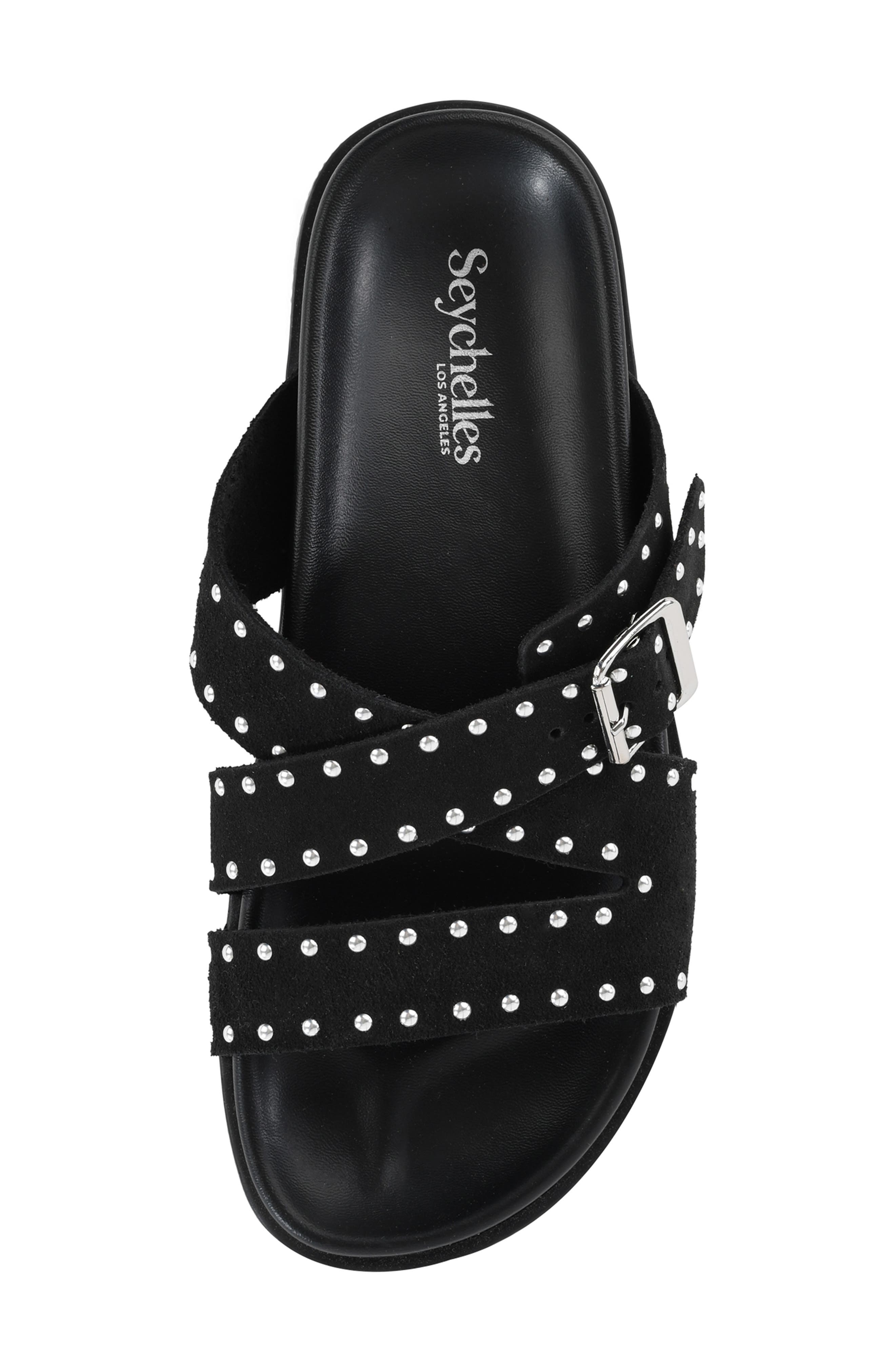 Seychelles VIP List Sandal, Alternate, color, Black