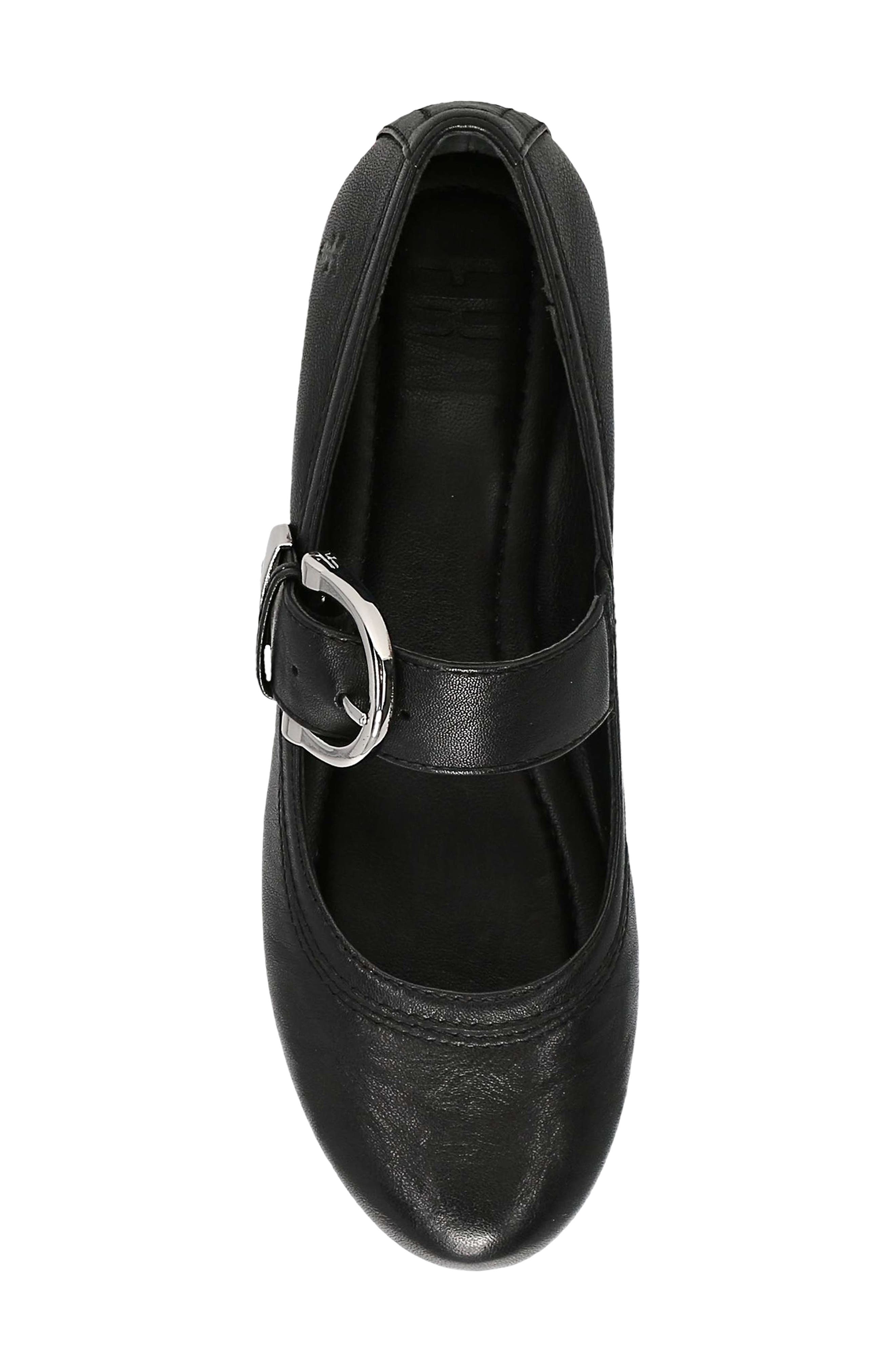 Frye Carson Mary Jane Flat, Alternate, color, Black