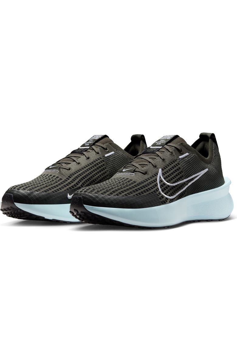 Nike Interact Run Running Sneaker, Main, color, Sequoia/ White/ Black