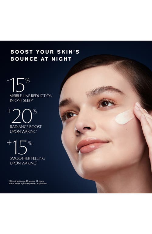 Estée Lauder Revitalizing Supreme+ Night Power Bounce Cream Moisturizer With Peptides In Transparent