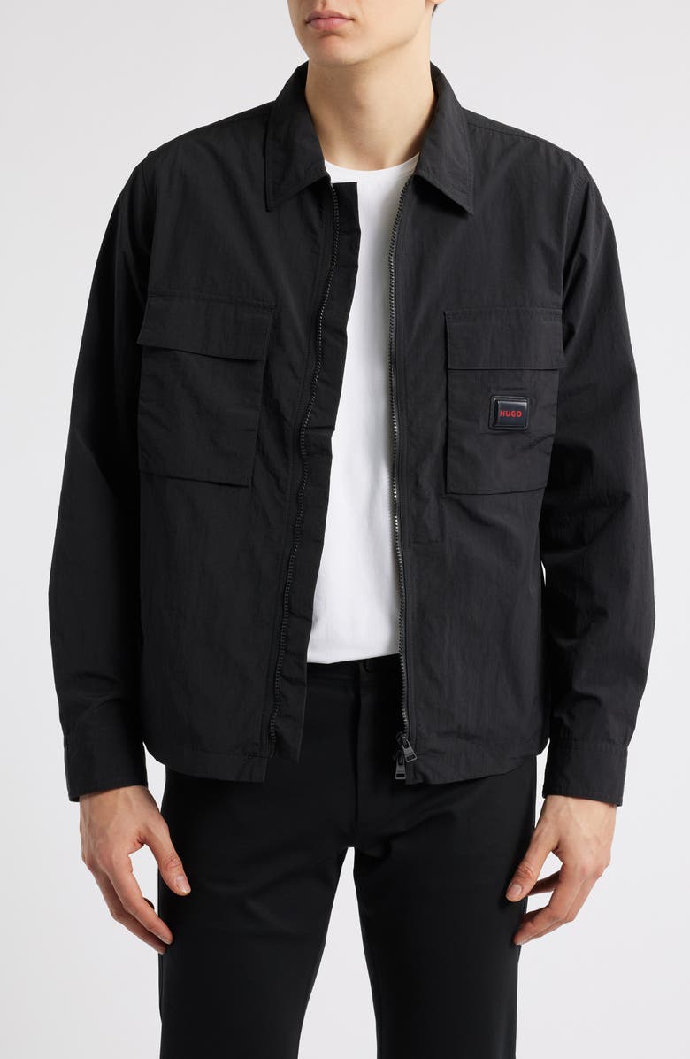HUGO Eselio Jacket, Main, color, Black