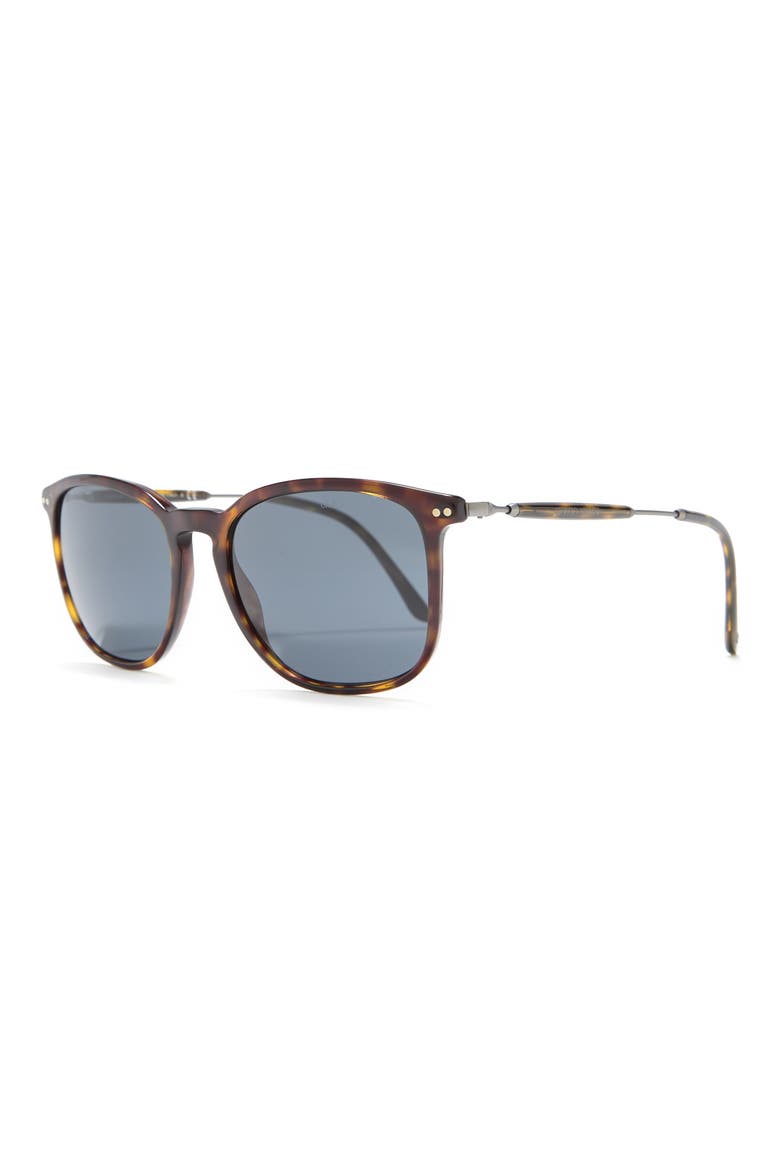 54mm Square Sunglasses, Alternate, color, HAVANA / GREY