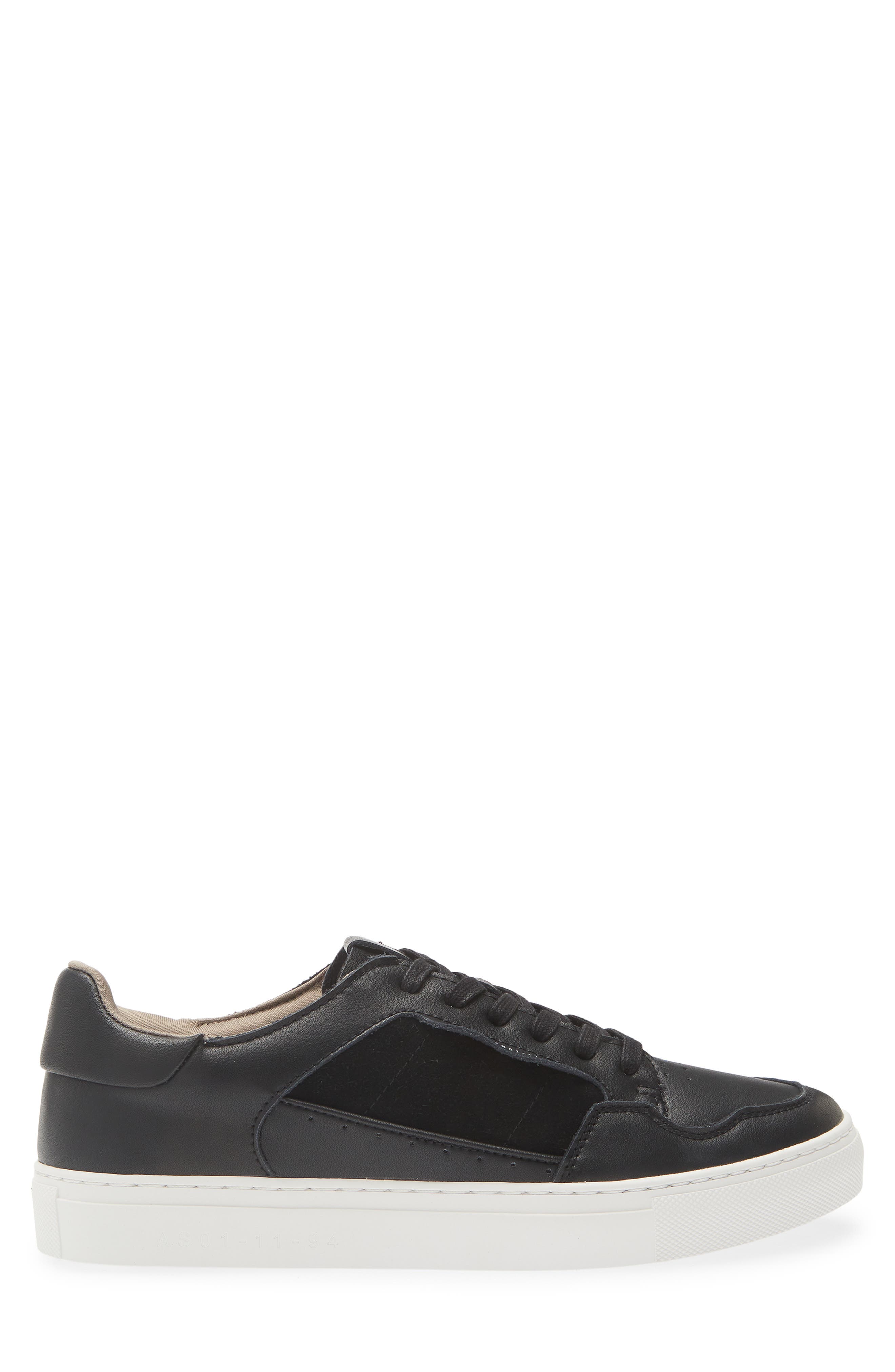 AllSaints Alton Low Top Sneaker, Alternate, color, Black/ White
