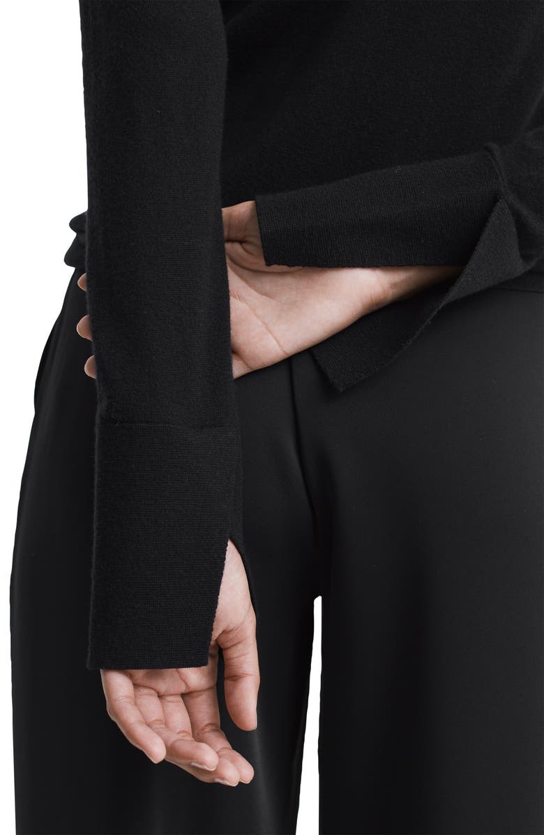 Reiss Kylie Mock Neck Merino Wool Sweater, Alternate, color, 