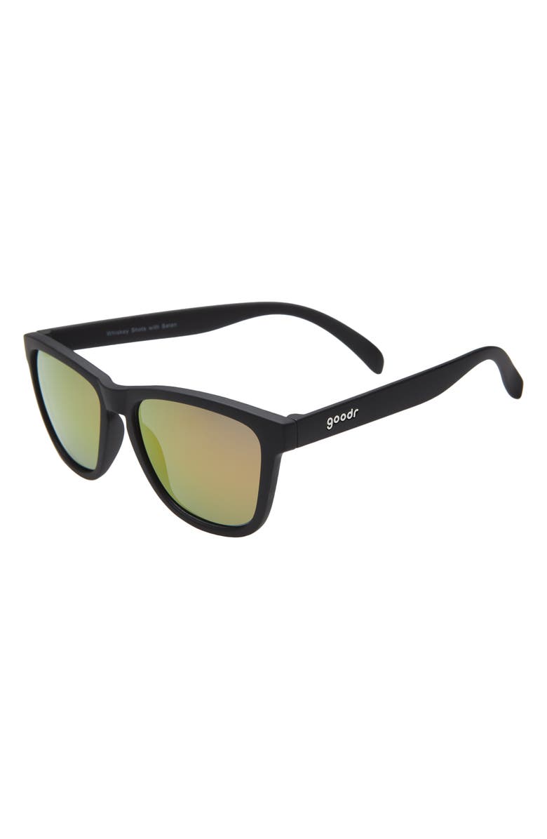 goodr Vincent's Absinthe 53mm Mirrored Polarized Sunglasses, Alternate, color, 