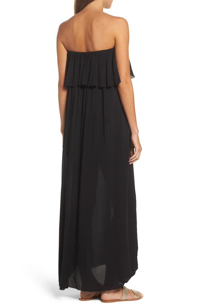 Elan Strapless Maxi Cover-Up Dress, Alternate, color,