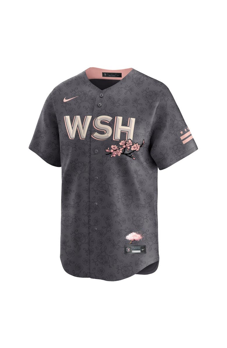 Nike Men's Nike Stephen Strasburg Charcoal Washington Nationals City Connect Limited Player Jersey, Alternate, color, 