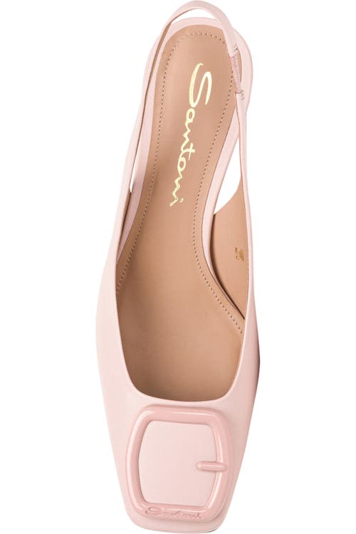 SANTONI MID-HEEL SLINGBACK