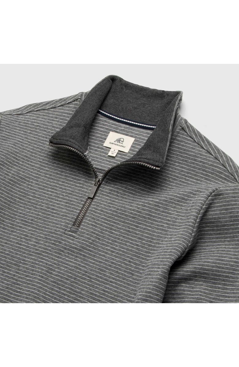 Surfside Supply Co. Bobby Fleece Quarter Zip, Alternate, color, Charcoal Heather