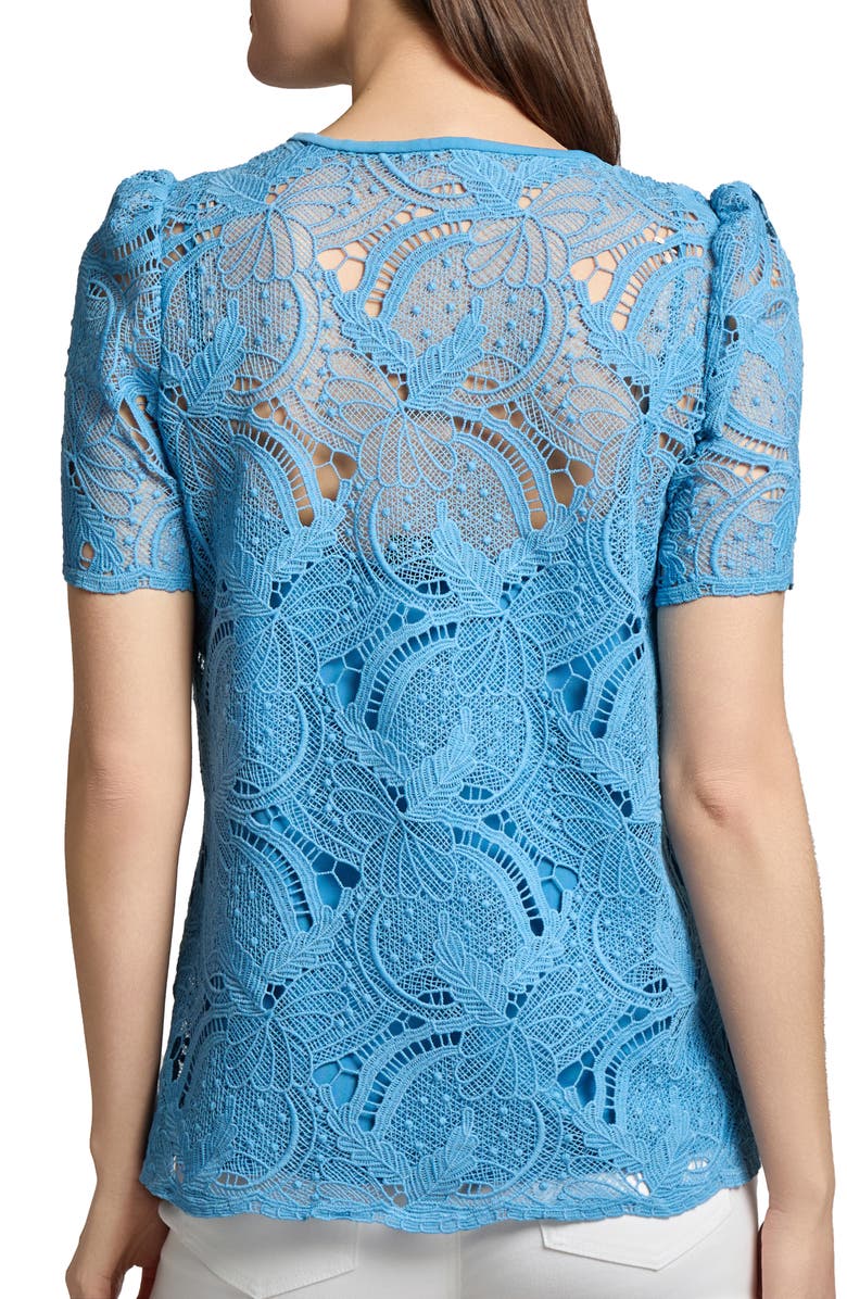 Jones New York Open Stitch Knit Button-Up Shirt, Alternate, color,