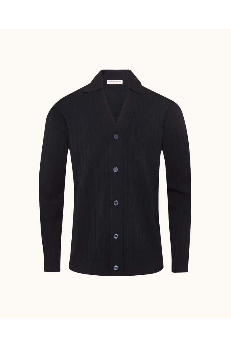 Bastian Classic-Fit Knitted Shirt, Alternate, color, NIGHT IRIS