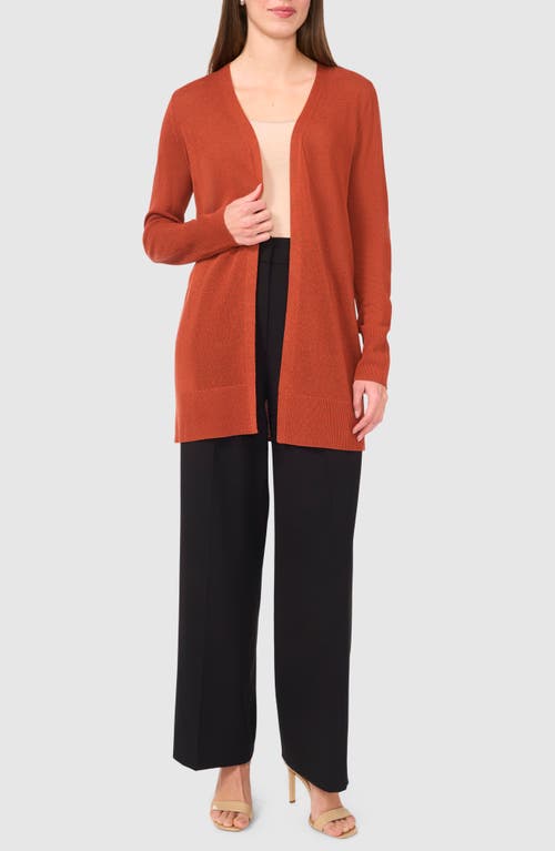 Halogenr Halogen(r) Side Slit Cardigan In Baked Clay