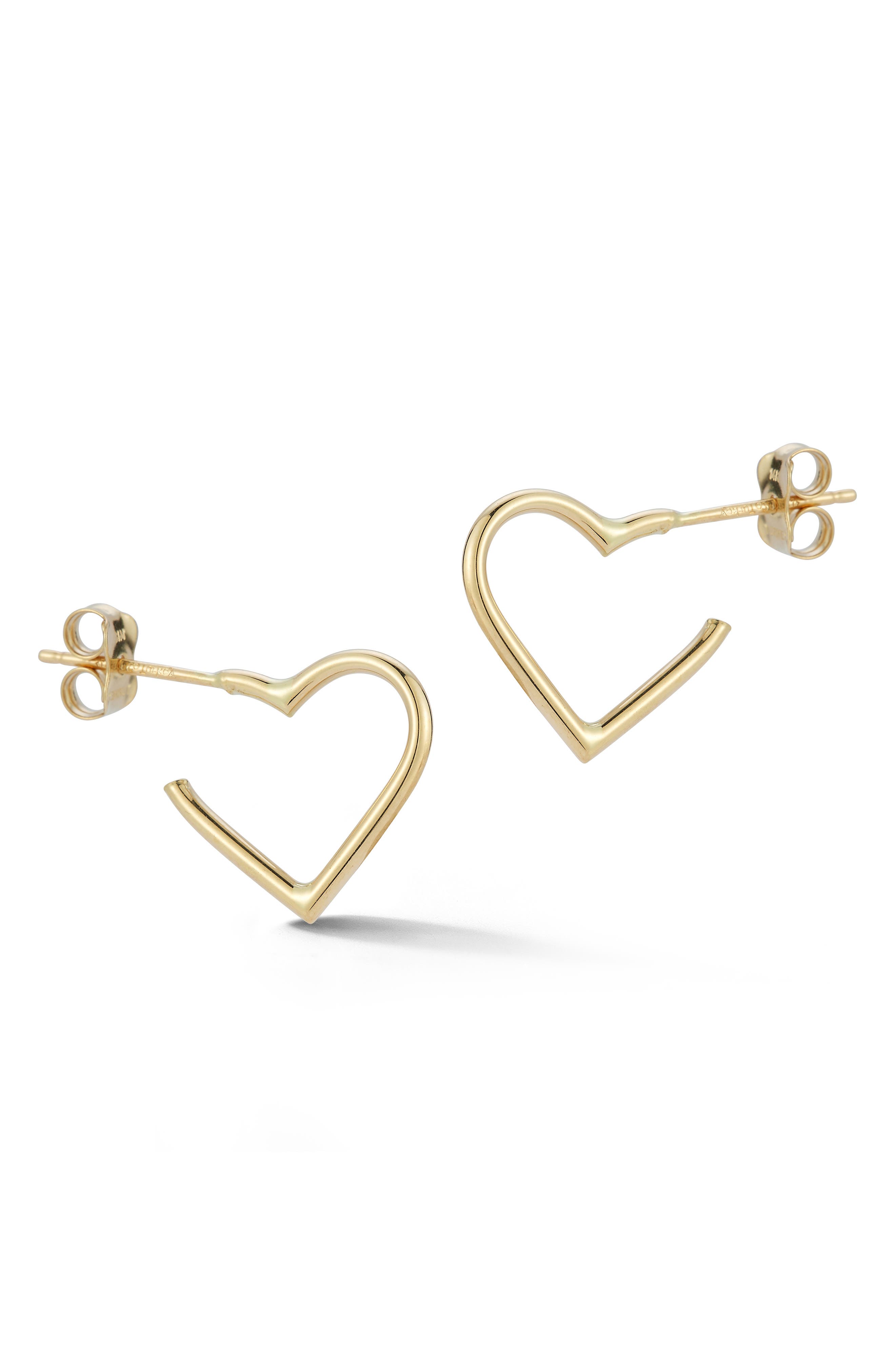 Ember Fine Jewelry Heart Hoop Earrings