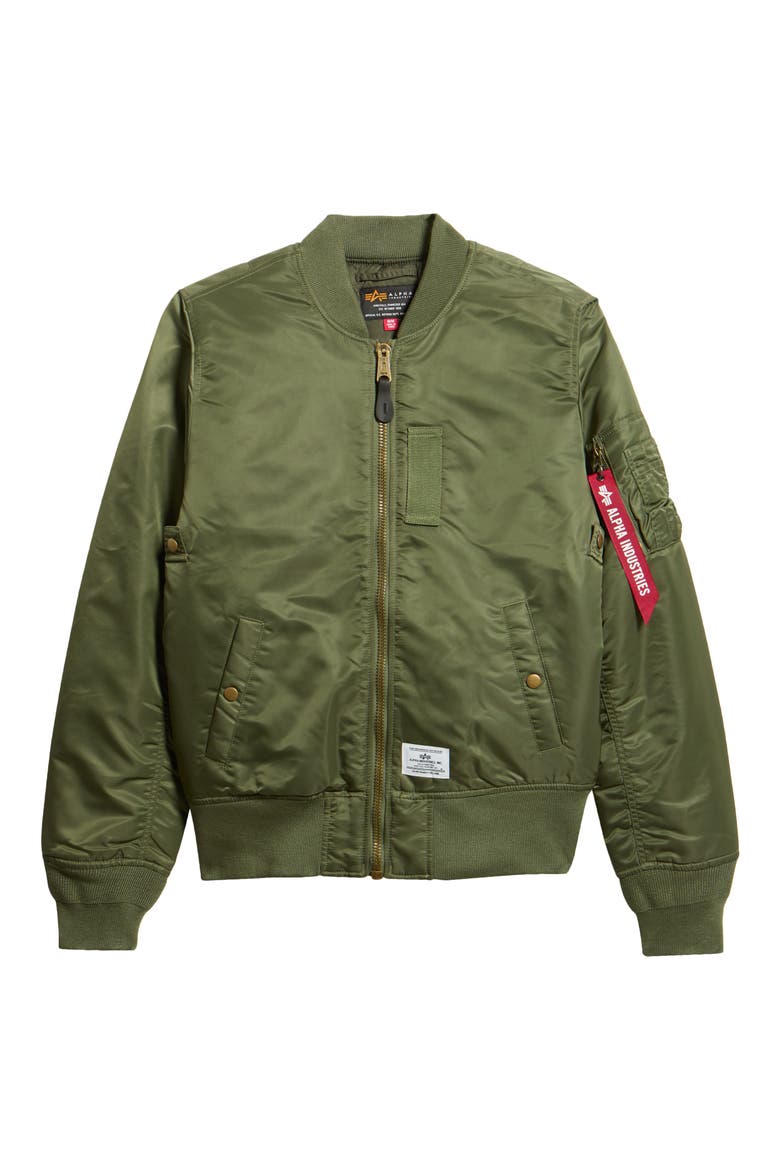 MA-1 Mod Flight Jacket, Main, color, SAGE